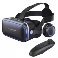 CORRERREY - Gafas de realidad Virtual 3D VR casco estéreo Controlador de juego