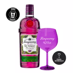TANQUERAY - Gin Tanqueray Dark Berry Royale 41° 700cc + Copa Acrílica de Regalo