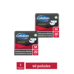 COTIDIAN - Pañales De Adulto Cotidian Premium x2 Talla M 40Und
