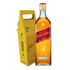 JOHNNIE WALKER - Whisky Johnnie Walker Red Label 750cc + Caja de Regalo