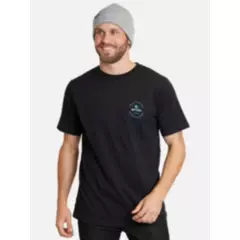 RIP CURL - Polera Made For The Search Negro Hombre Rip Curl