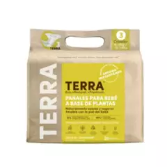 TERRA - Pañales Terra Biodegradables Talla M