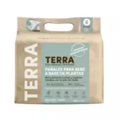 TERRA - Pañales Terra Biodegradables Talla XXG