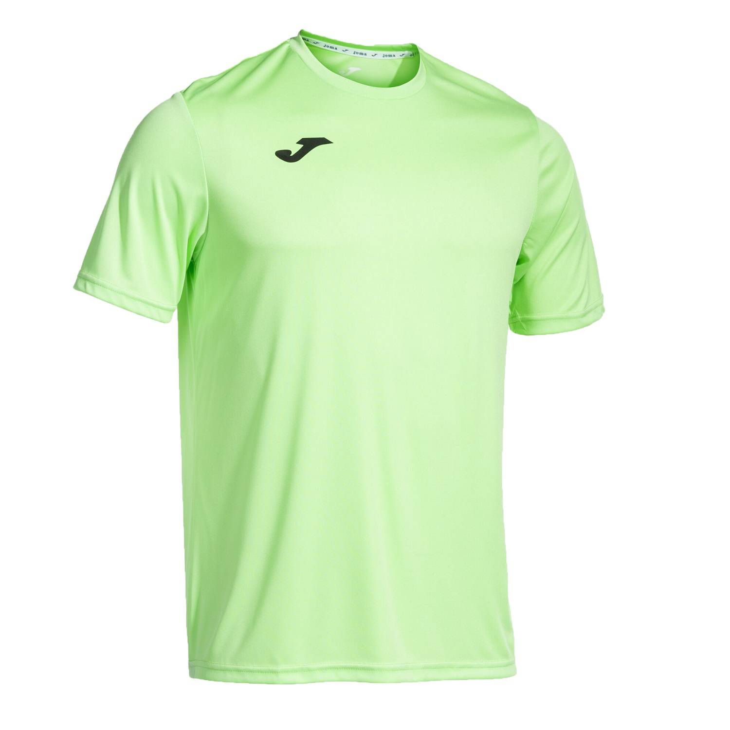 Polera Deportiva Hombre Combi Verde Limón Joma