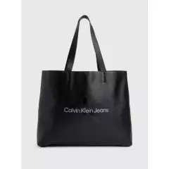 CALVIN KLEIN - Cartera Sculpted Slim Tote Negro Calvin Klein