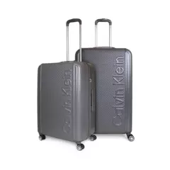 CALVIN KLEIN - Pack 2 maletas Rome mediana 18kg + grande 23kg gris oscuro 