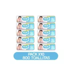 BABYCARE - Toallas Humedas Babycare Wipes Pure Water X10 Paq