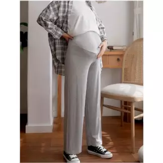 GENERICO - Pantalones Casuales Sueltos De Maternidad Con Soporte