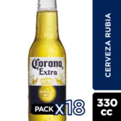 CORONA - 18x Cerveza Corona Botellín 4,5° 330Cc