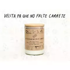 GREEN GLASS - Velita Pa Que No Falte Carrete - Aroma Vainilla - Transparente