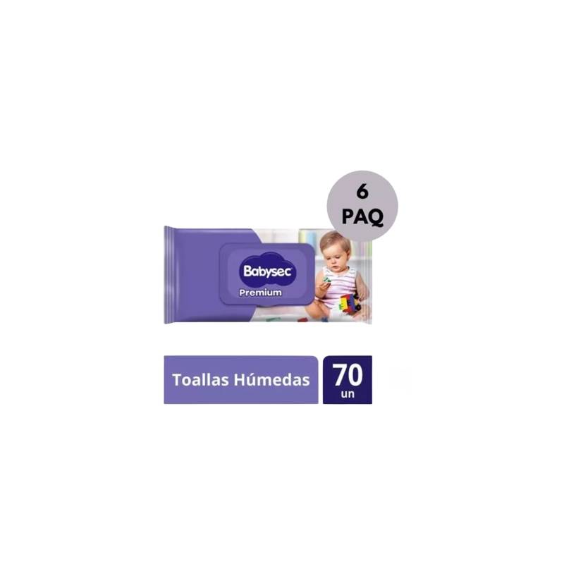 Toallitas Húmedas Babysec Premium 70un