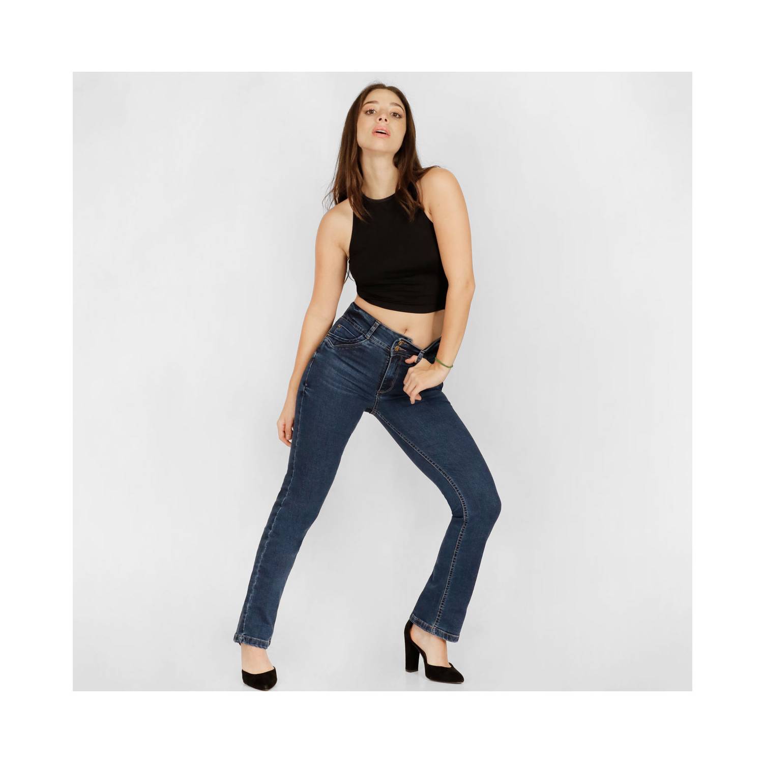 ONE WORLD Jeans One World Recto Clasico Push up Jennifer