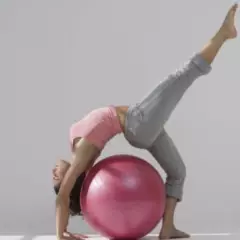 GENERICO - Pelota Balón 75 Cm + Inflador Yoga Pilates
