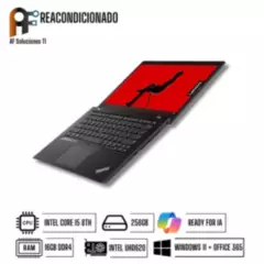LENOVO - Notebook Lenovo ThinkPad L480 I5 8TH-16GB-256GB Windows11-Office365 Reacondicionado