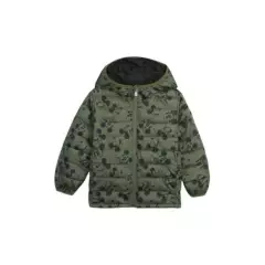 GAP - Chaqueta Puffer Mickey Mouse Coldcontrol Verde GAP
