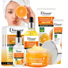 DISAAR - Set Rutina Completa Skincare de Vitamina C y Ácido Hialurónico