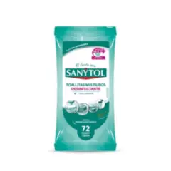 SANYTOL - Toallitas Desinfectante Multiuso 72un Sanytol