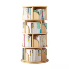 HOMER DESIGN - Biblioteca Giratoria Librero Organizador Libros Alto 129cm