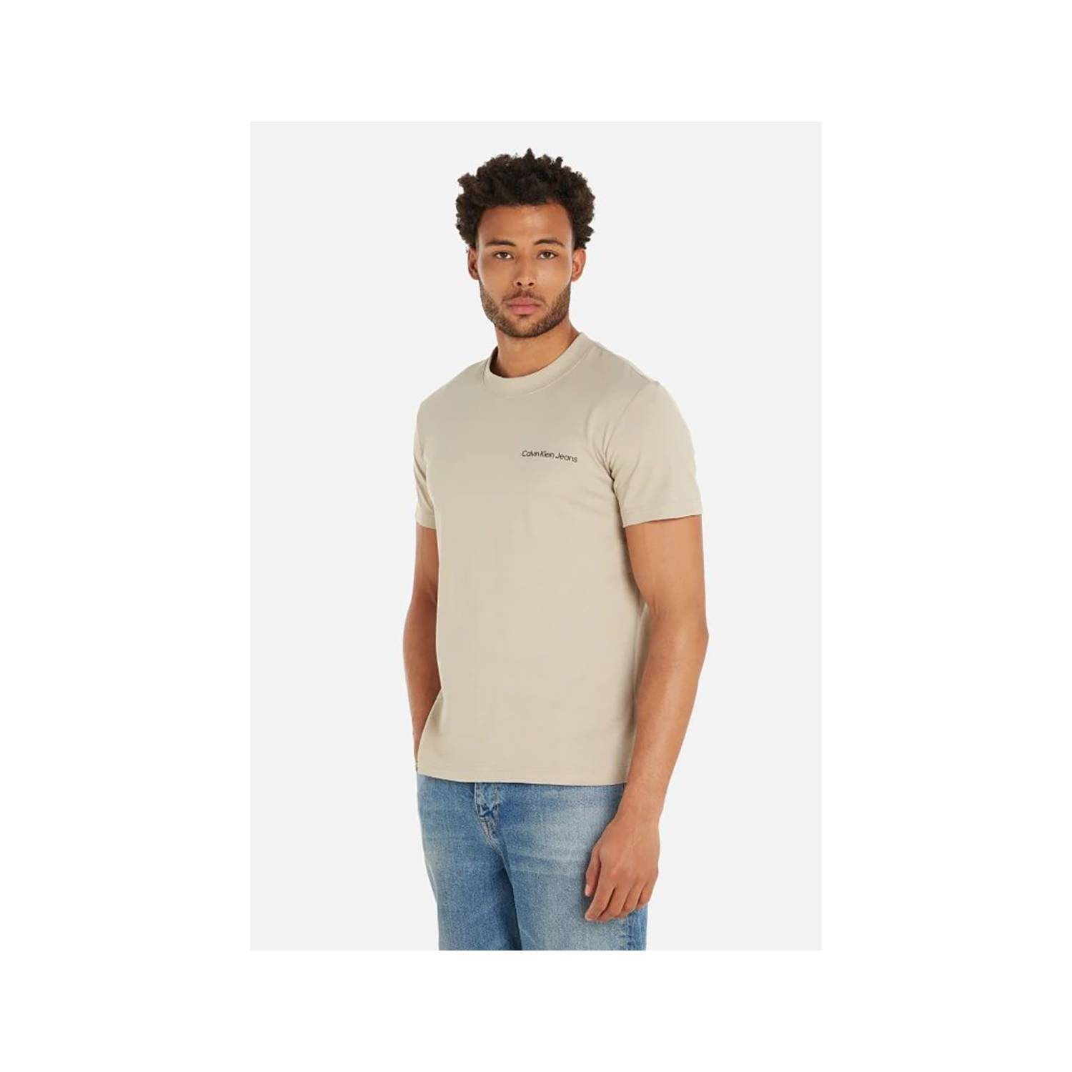 Camiseta Calvin Klein Seasonal Beige para Hombre