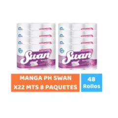 SWAN - Papel Higiénico Swan X8paq De 22m