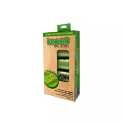 TOPK - Bolsas para Heces Biodegradables 5 rollos con 15 bolsas