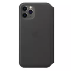 APPLE - Carcasa de cuero Apple para iPhone 11 Pro Negro