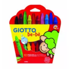 GIOTTO - Lápices de cera Giotto Be-bé 10 Un