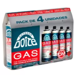 DOITE - Pack de 4 Cilindros de Gas 227gr Doite