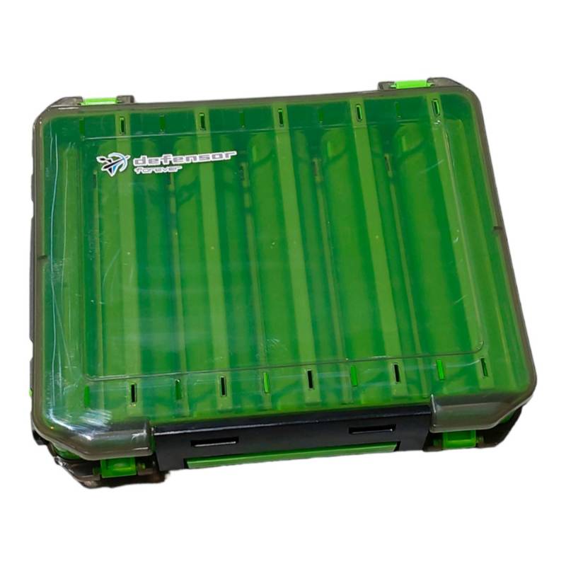 CAJA PESCA MEDIANA VERDE 33.5X16.5X12.5 CM