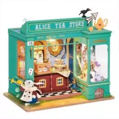 ROBOTIME - Casita Miniatura Alice’s Tea Store Tienda de Te Alicia