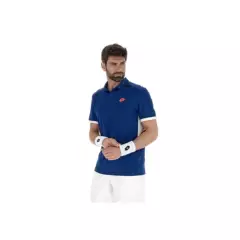 LOTTO - Polera de Tenis Hombre Lotto - Squadra Polo III Azul LOTTO