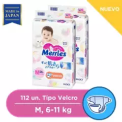 MERRIES - Merries Velcro Super Jumbo M 56X2 PCS