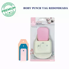 GENERICO - Perforadora de Etiquetas Hoby Punch Tag Redondeada OB53