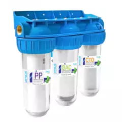GENERICO - Purificador de Agua 5 Micras Filtro de Osmosis Inversa de 3 Etapas