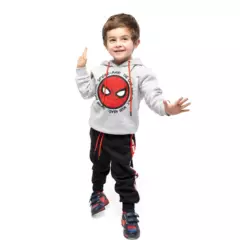 MARVEL - Buzo Niño Spiderman Amazing Gris Marvel