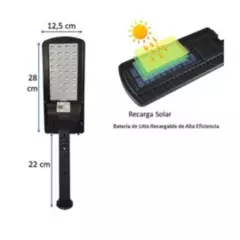 LEKO - Foco Solar Externo 120w con Sensor
