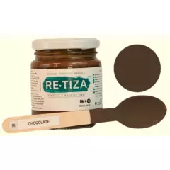 RETIZA - Pintura Tizada/Vintage CHOCOLATE  PROFUNDO 250 grs base agua mate