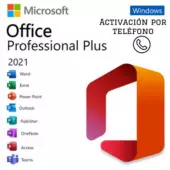 MICROSOFT - Microsoft Office 2021 Permanente - Activación por Teléfono - 1 Pc