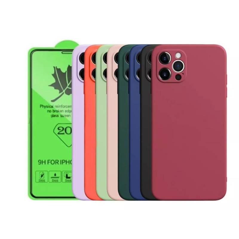 GENERICO - Carcasa Slim Silicona Para iPhone 12 pro max verde