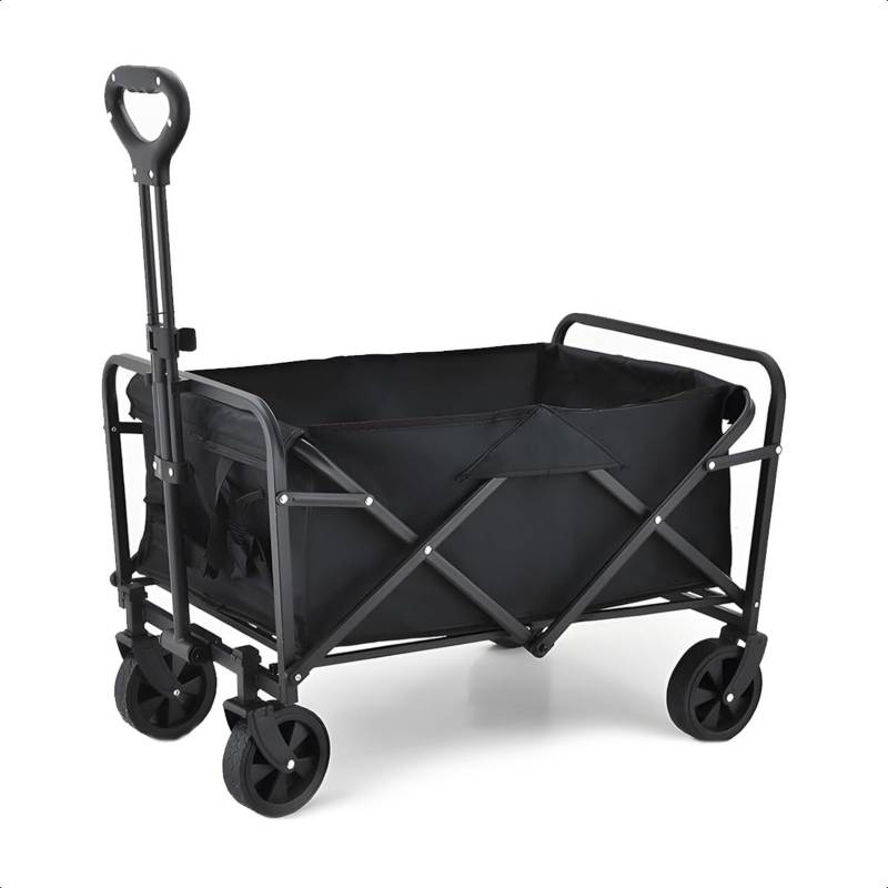 Supercenter Carrito Para Compras Plegable Ideal Para El Camping Pro Max Color Negro 2940