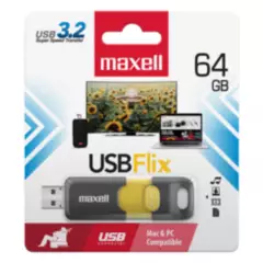 MAXELL - Pendrive Maxell FLIX 64GB 3.2