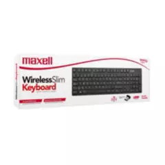 MAXELL - Teclado Inalámbrico Maxell Slim Multifuncional Con Pad Numérico WKB-20