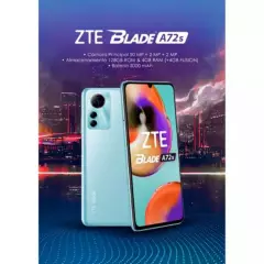 ZTE - Celular ZTE A72S 128GB 675 Azul Claro semi nuervo