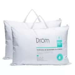 DROM - Pack 2 Almohadas de Microfibra Siliconada Dröm 50x70