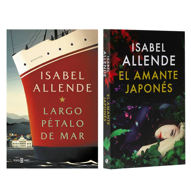  - Pack x2 Isabel Allende Largo Petalo de Mar + Amante Japones
