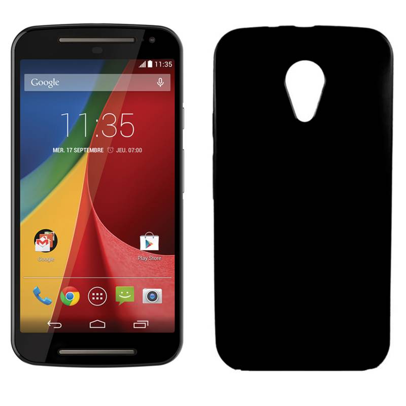  - Combo Smartphone Moto G 2da Generación LTE Negro Entel + Carcasa Negra