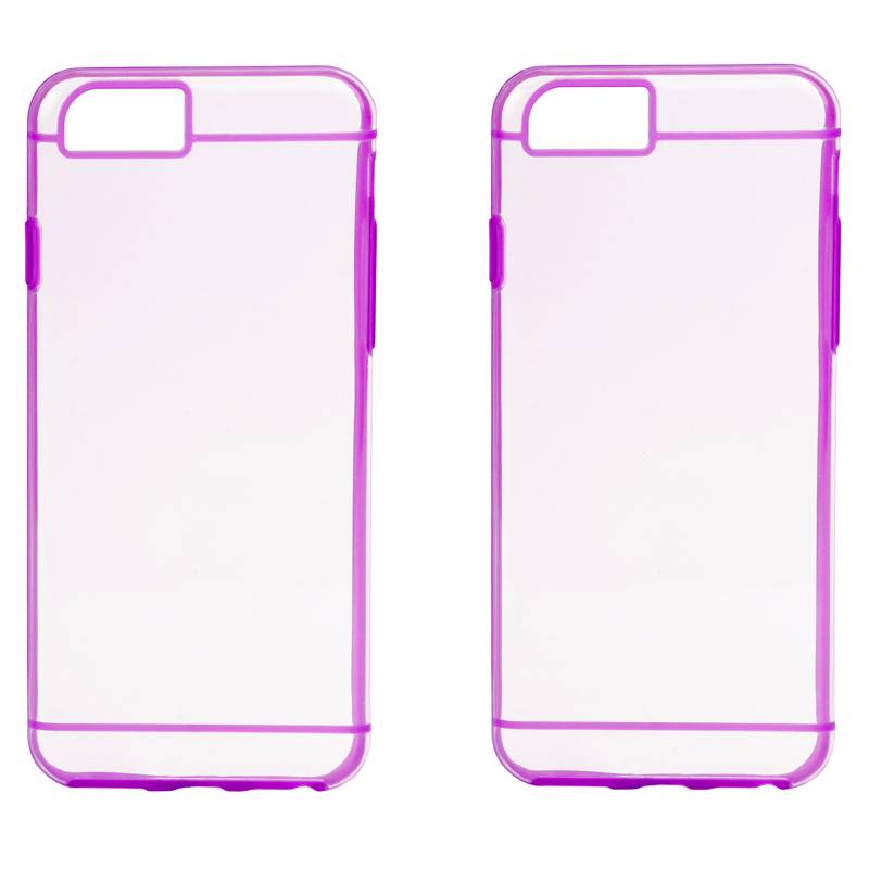  - Combo 2 Carcasas iPhone 6 Púrpura