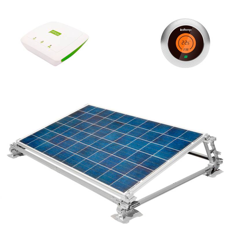  - Kit Solar + Termostato + Contador de Electricidad