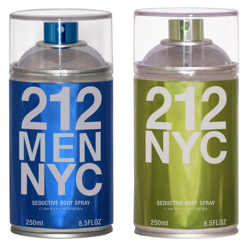  - Perfume 212 NYC Vintage Body Spray 250 ML + Perfume 212 MEN NYC Vintage Body Spray 250 ML