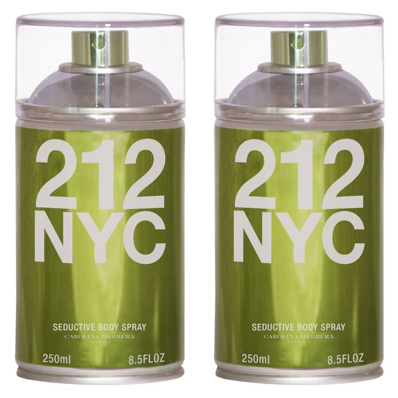  - Perfume 212 NYC Vintage Body Spray 250 ML X 2